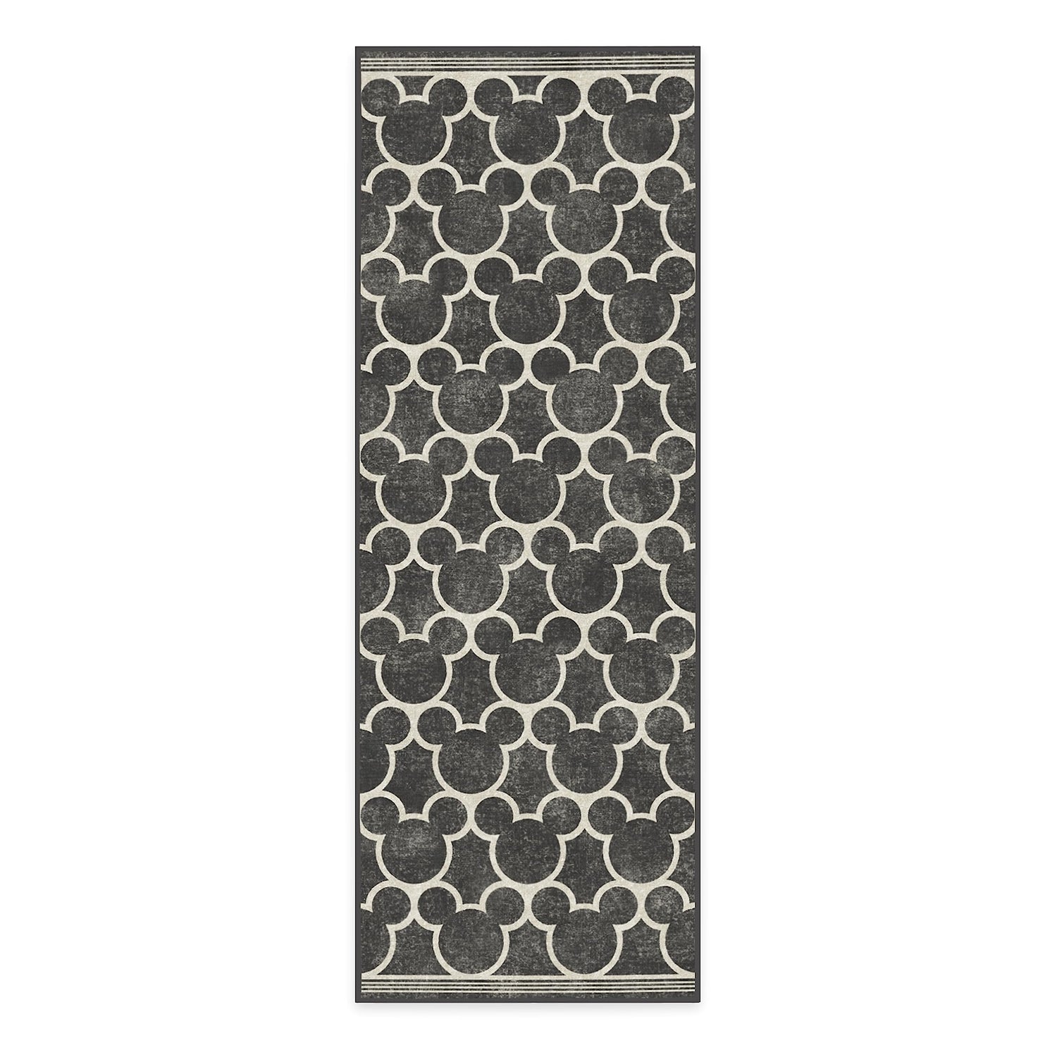 RUGGABLE Disney Classic Minnie Mouse Washable Rug - Perfect Area Rug for Nursery Playroom Kids Room - Pet &amp; Child Friendly - Stain &amp; Water Resistant - Trellis Pink 5&
