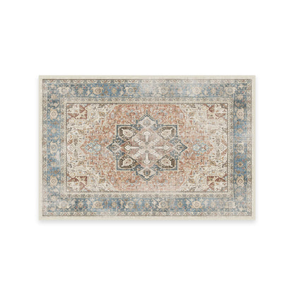 RUGGABLE Kamran Washable Rug - Perfect Vintage Area Rug for Living Room Bedroom Kitchen - Pet &amp; Child Friendly - Stain &amp; Water Resistant - Hazel 5&
