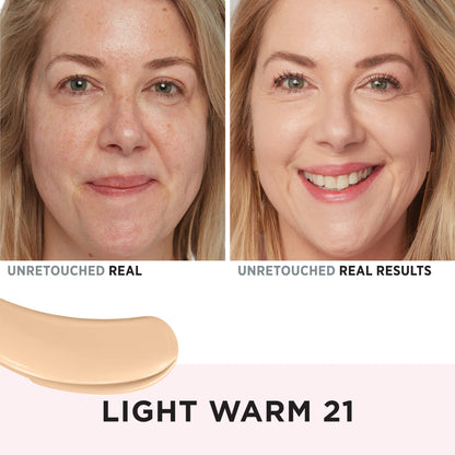 IT Cosmetics Your Skin But Better Foundation + Skincare - Hydrating Medium Buildable Coverage - Minimizes Pores &amp; Imperfections - Natural Radiant Finish - With Hyaluronic Acid - 1.0 fl oz