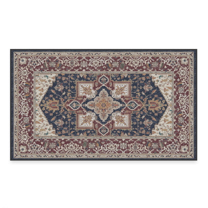RUGGABLE Maral Heriz Washable Rug - Perfect Vintage Area Rug for Living Room Bedroom Kitchen - Pet &amp; Child Friendly - Stain &amp; Water Resistant - Creme 3&