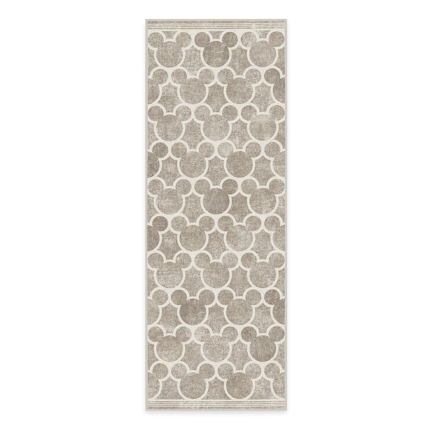 RUGGABLE Disney Classic Minnie Mouse Washable Rug - Perfect Area Rug for Nursery Playroom Kids Room - Pet &amp; Child Friendly - Stain &amp; Water Resistant - Trellis Pink 5&