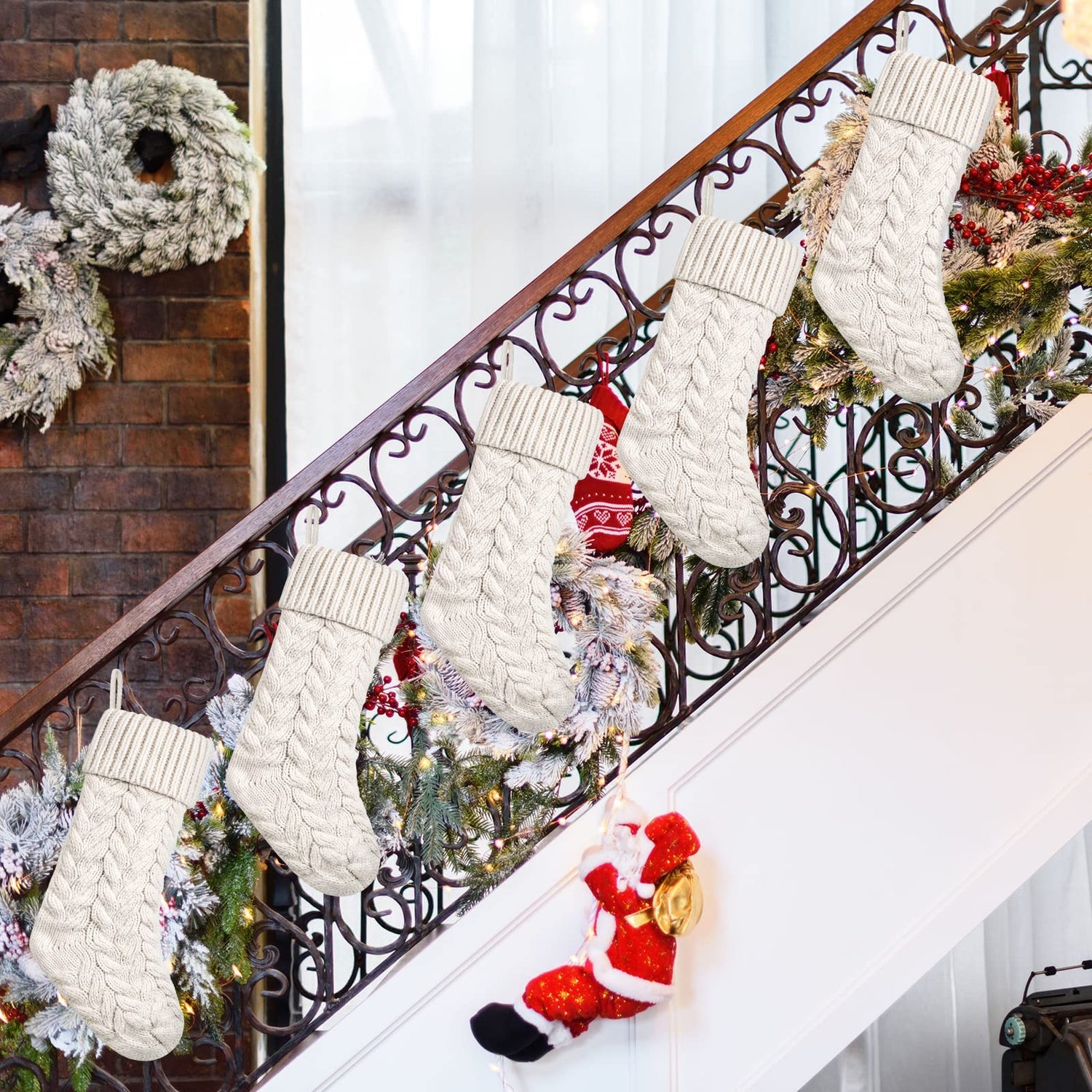 Knit Christmas Stockings Xmas