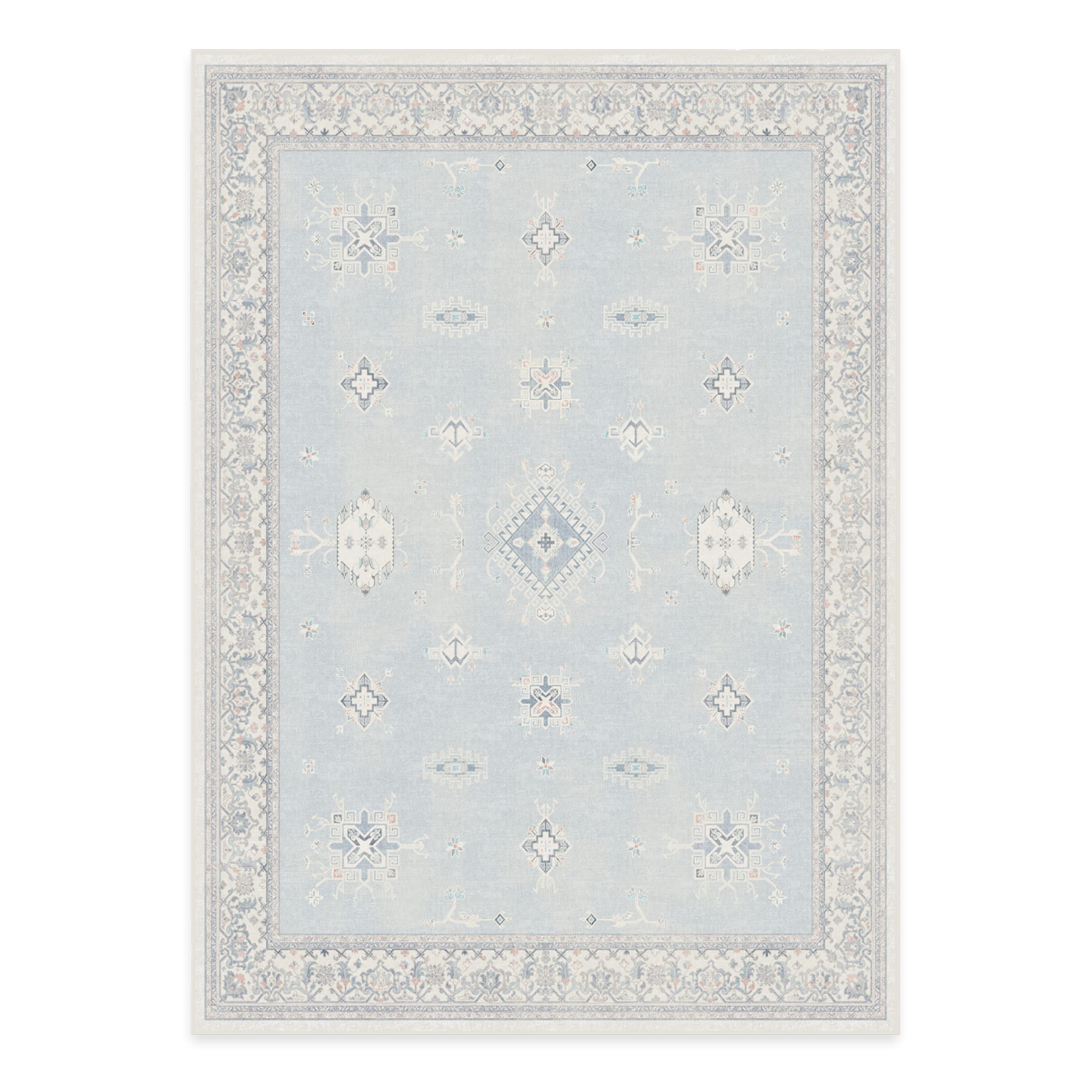 RUGGABLE – Verena Dark Wood – Machine Washable Runner Rug – Pet &amp; Child Friendly – Stain &amp; Water Resistant – Non-Slip – 2.5&