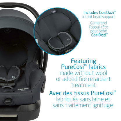 Maxi-Cosi Zelia Max 5-in-1 Modular Travel System, Carraige mode, Reversible toddler seat, Use from birth, Mico infant car seat (included), Polished Pebble