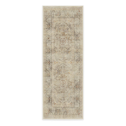 RUGGABLE – Sarrah Blue Quartz – Machine Washable Runner Rug – Pet &amp; Child Friendly – Stain &amp; Water Resistant – Non-Slip – 2.5&