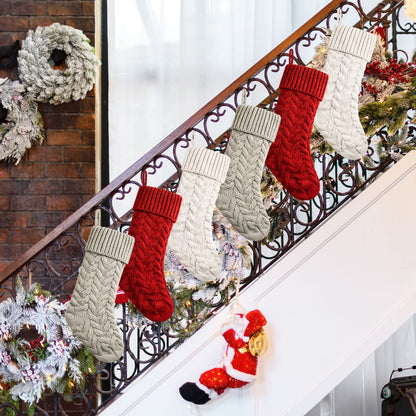 Knit Christmas Stockings Xmas