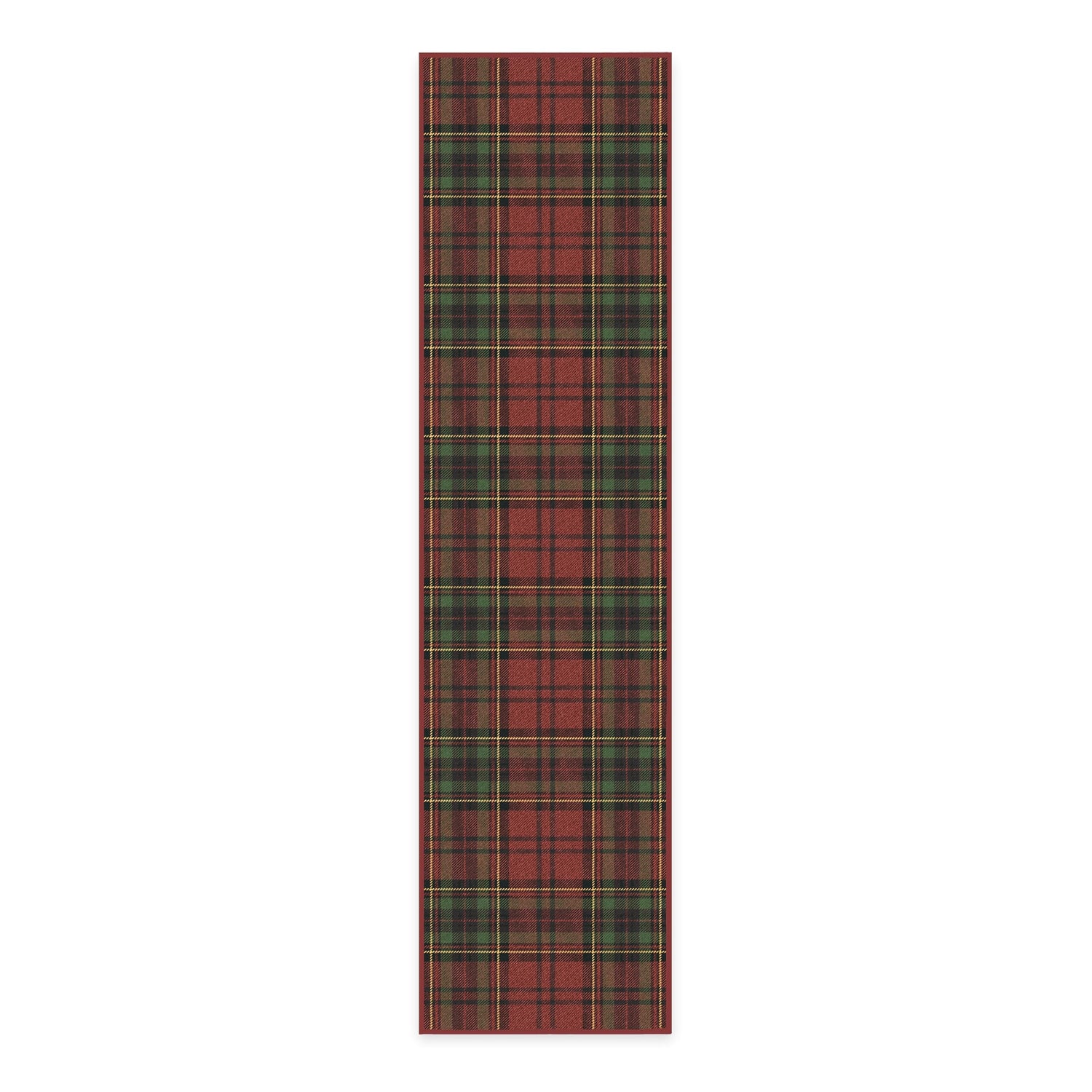 RUGGABLE Winter Plaid Washable Rug - Perfect Holiday Area Rug for Living Room Bedroom Kitchen - Pet &amp; Child Friendly - Stain &amp; Water Resistant - Dress Stewart Tartan Plaid 3&
