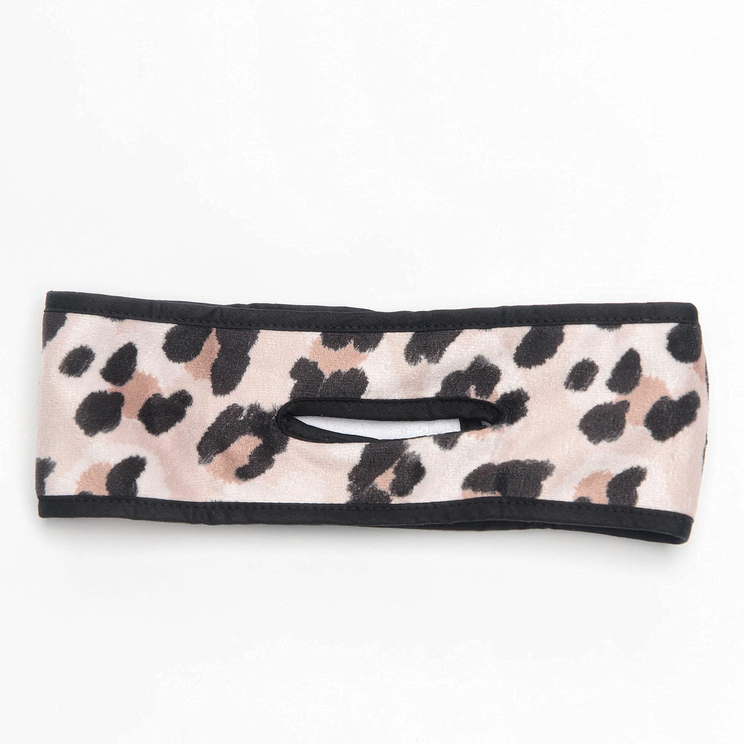 Kitsch Spa Multifunctional Microfiber Headband - Facial Skincare and Hair Band for Makeup Application, Face Washing | Micro Dot Design