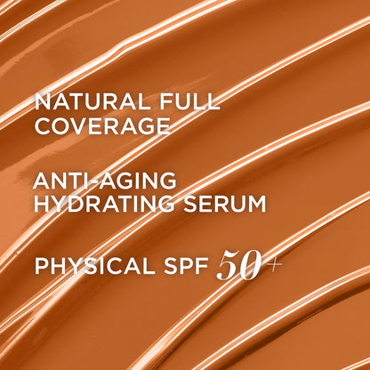 IT Cosmetics Your Skin But Better CC+ Cream - Color Correcting Cream, Full-Coverage Foundation, Hydrating Serum &amp; SPF 50+ Sunscreen - Natural Finish - 1.08 fl oz