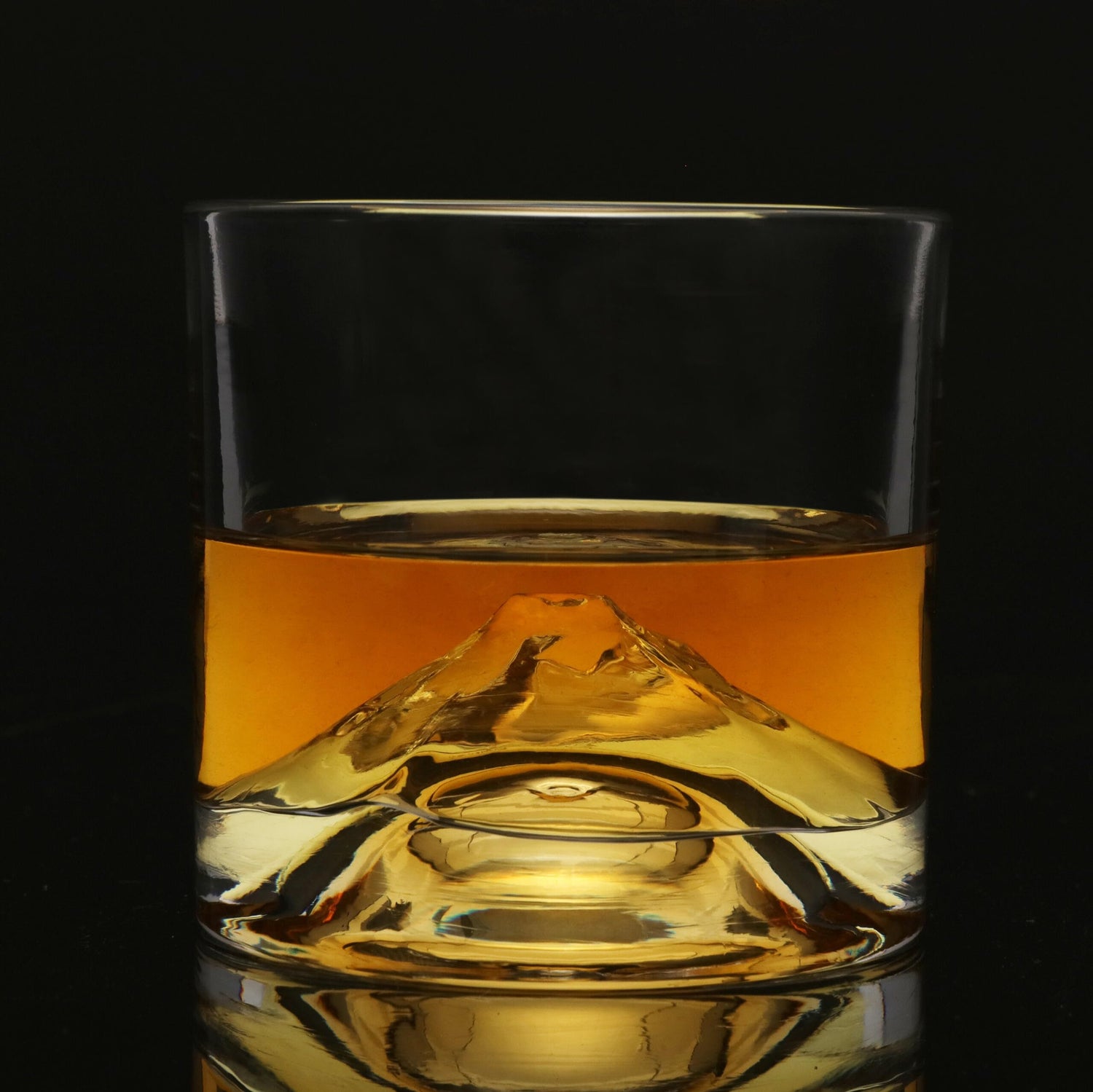 LIITON Heavy Crystal Whiskey Glasses Gift Set, Thick Freezable Bourbon Glass 1lb Each, Premium Whiskey Gifts for Men, Frozen Crystal Chills Cocktails Featuring Grand Canyon Glasses Set of 2, 10 oz