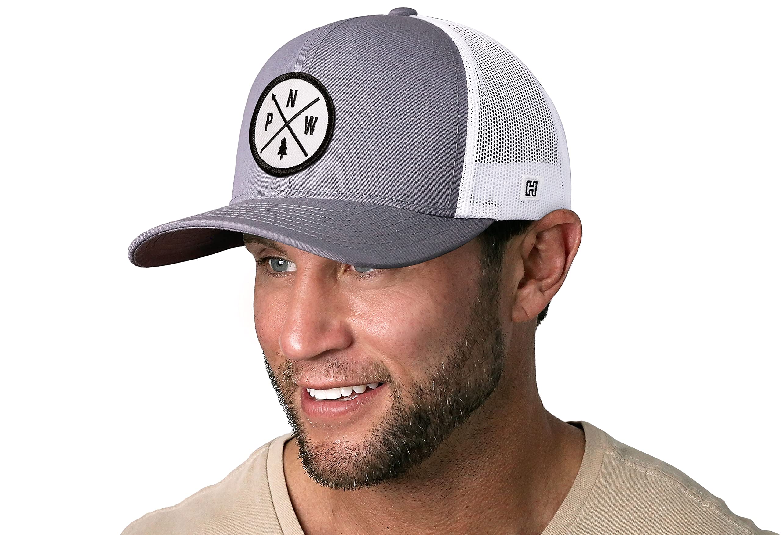 HAKA Camping Hat – Outdoors Trucker Hat for Men &amp; Women, Baseball Cap Adjustable Snapback - Synthetic Leather