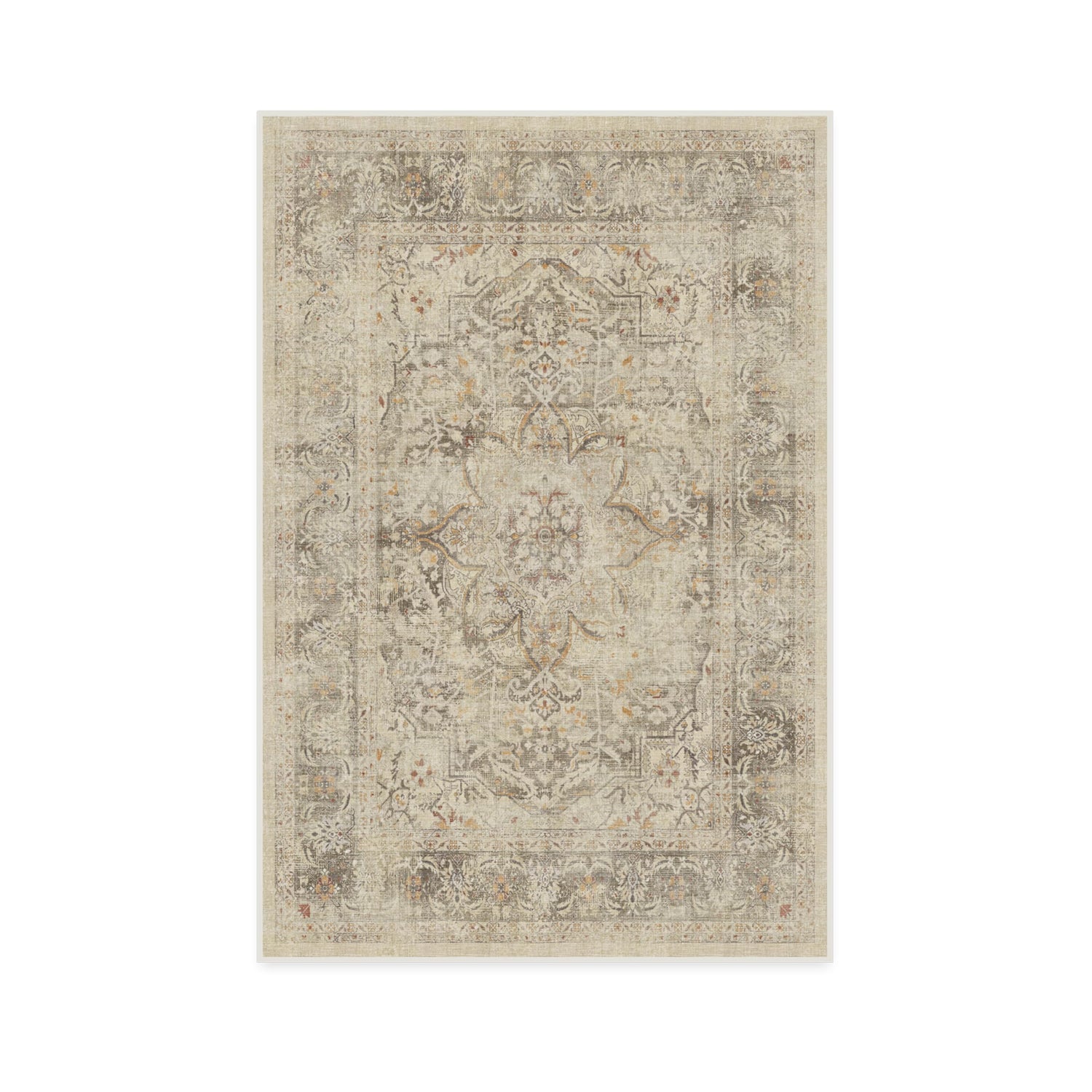RUGGABLE – Sarrah Blue Quartz – Machine Washable Runner Rug – Pet &amp; Child Friendly – Stain &amp; Water Resistant – Non-Slip – 2.5&