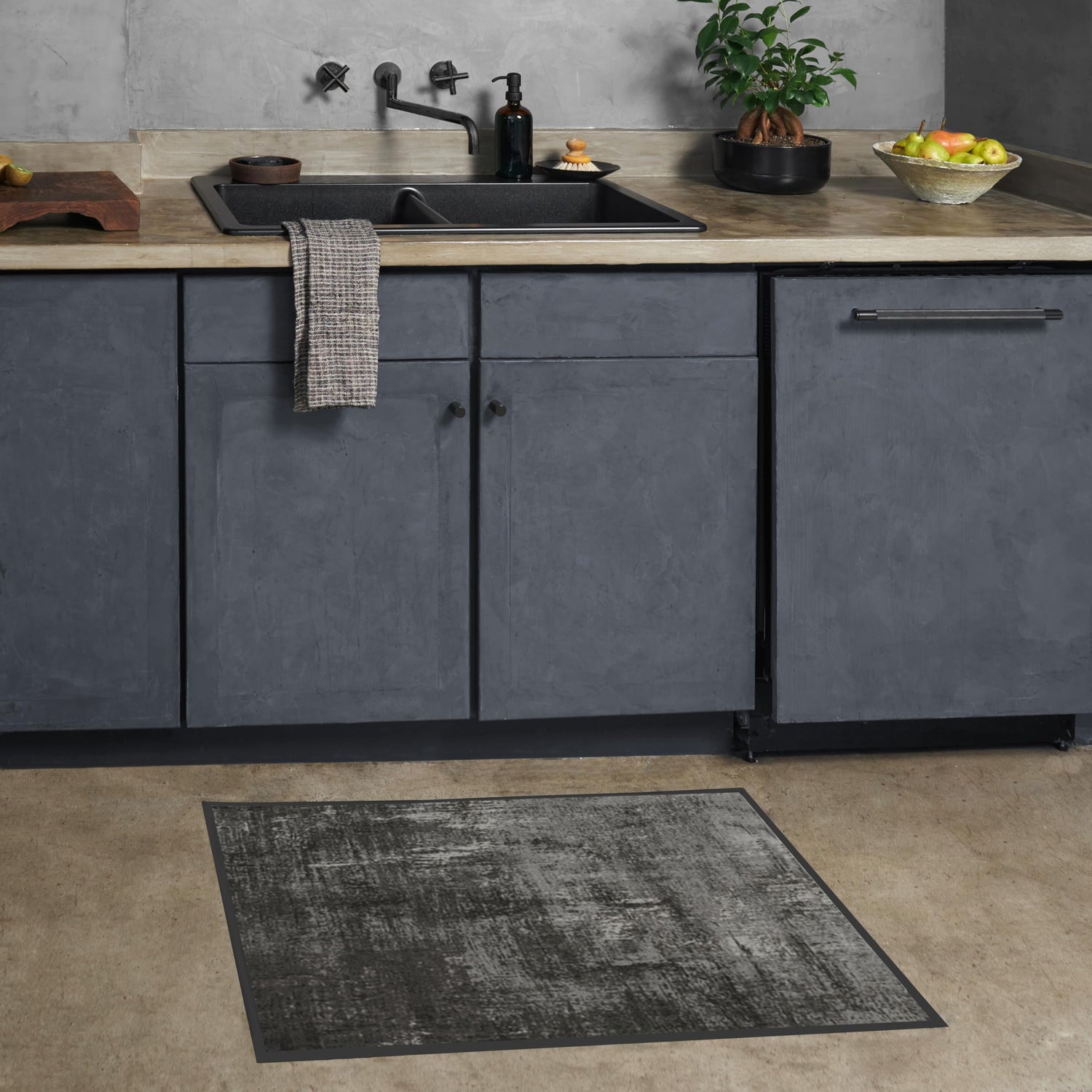 RUGGABLE Impasto Washable Rug - Perfect Modern Area Rug for Living Room Bedroom Kitchen - Non-Slip, Pet &amp; Child Friendly, Stain &amp; Water Resistant - Durable - Sage Green 3&