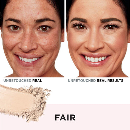 IT Cosmetics CC+ Airbrush Perfecting Powder Foundation - Buildable Full Coverage Of Pores &amp; Dark Spots - Hydrating Face Makeup with Hydrolyzed Collagen &amp; Niacinamide - 0.33 Oz