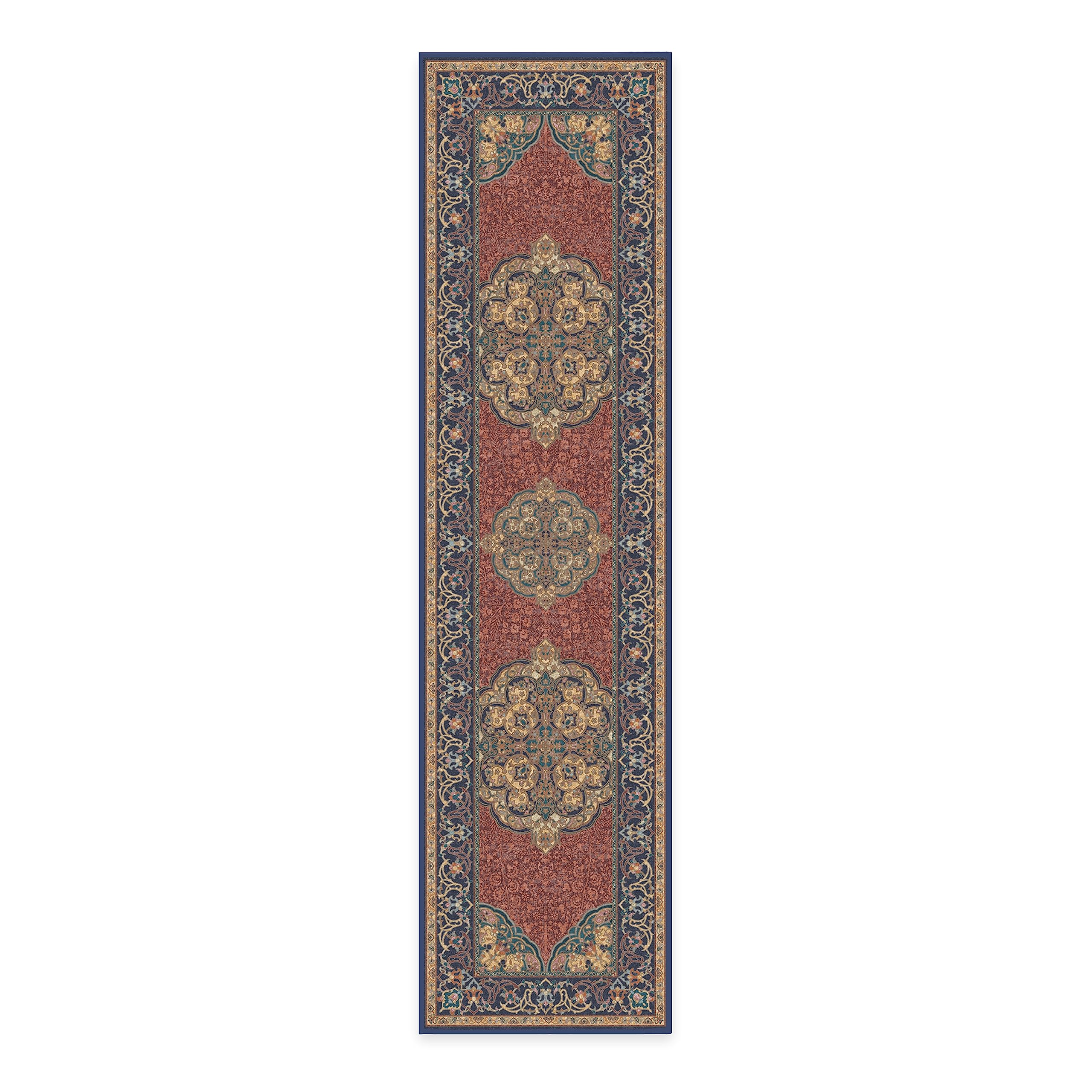 RUGGABLE Disney Traditional Mickey Mouse Washable Rug - Perfect Area Rug for Nursery Playroom Kids Room - Pet &amp; Child Friendly - Stain &amp; Water Resistant - Damask Grey 3&