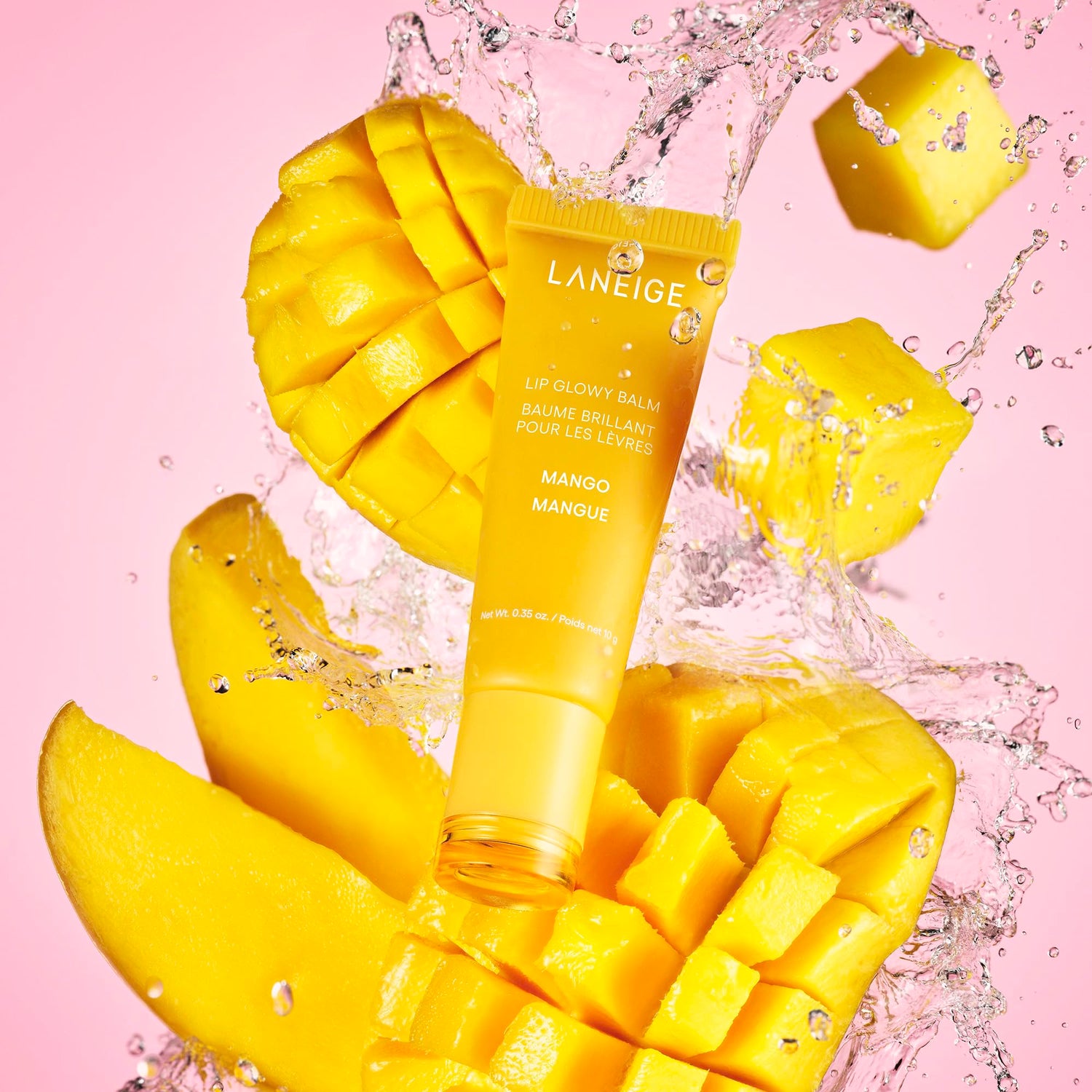 LANEIGE Lip Glowy Balm Hydrate, Glossy, Lightweight, Moisturize &amp; Tint with Shea Butter
