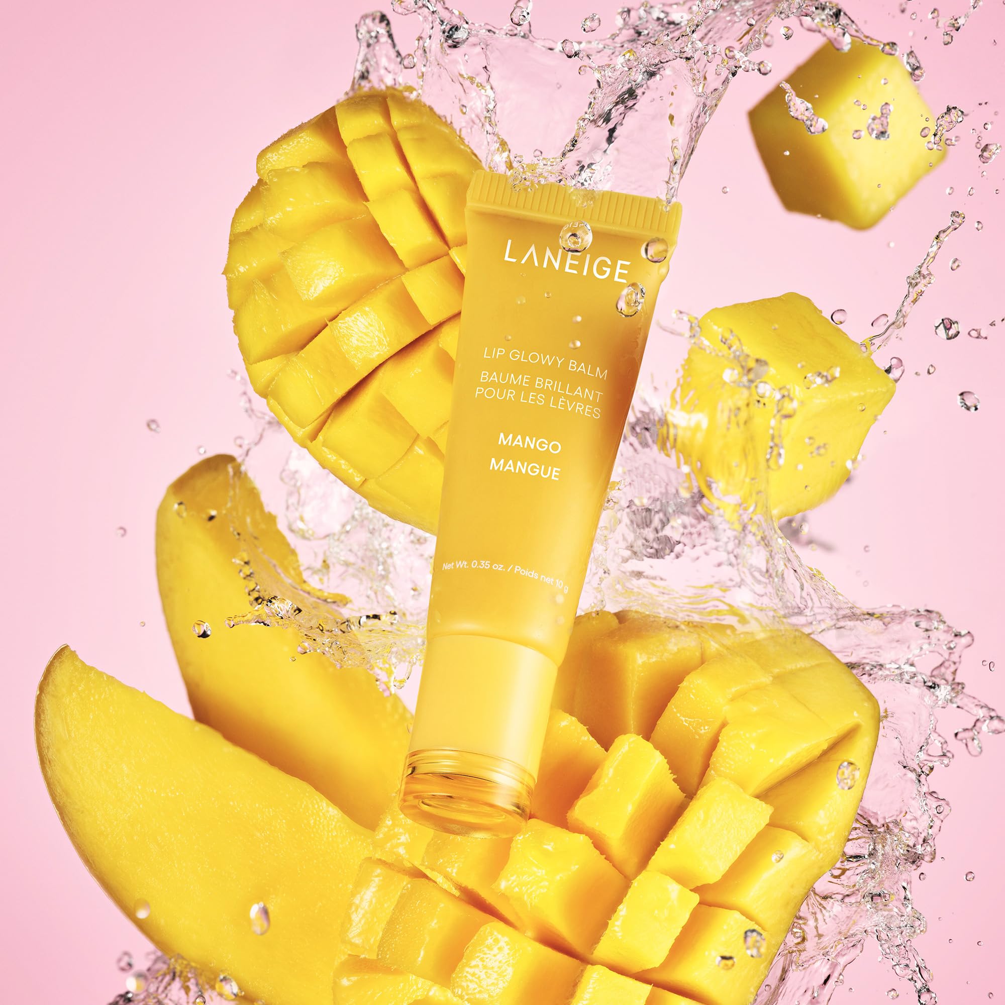 LANEIGE Lip Glowy Balm Hydrate, Glossy, Lightweight, Moisturize &amp; Tint with Shea Butter