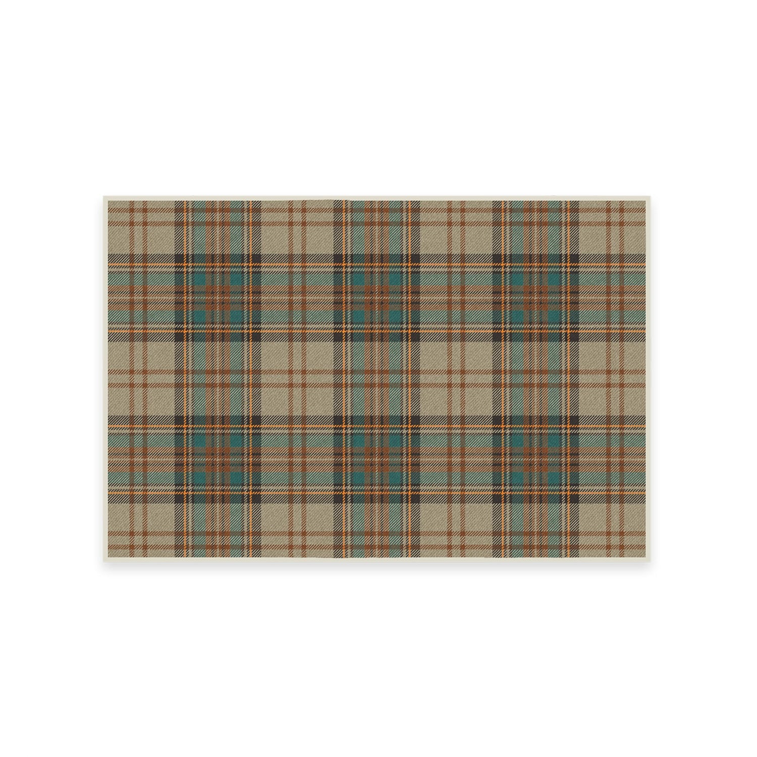 RUGGABLE Winter Plaid Washable Rug - Perfect Holiday Area Rug for Living Room Bedroom Kitchen - Pet &amp; Child Friendly - Stain &amp; Water Resistant - Dress Stewart Tartan Plaid 3&
