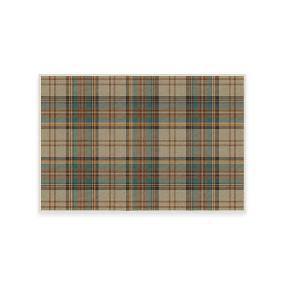 RUGGABLE Winter Plaid Washable Rug - Perfect Holiday Area Rug for Living Room Bedroom Kitchen - Pet &amp; Child Friendly - Stain &amp; Water Resistant - Dress Stewart Tartan Plaid 3&