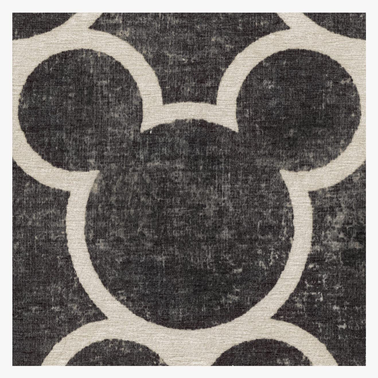 RUGGABLE Disney Classic Minnie Mouse Washable Rug - Perfect Area Rug for Nursery Playroom Kids Room - Pet &amp; Child Friendly - Stain &amp; Water Resistant - Trellis Pink 5&