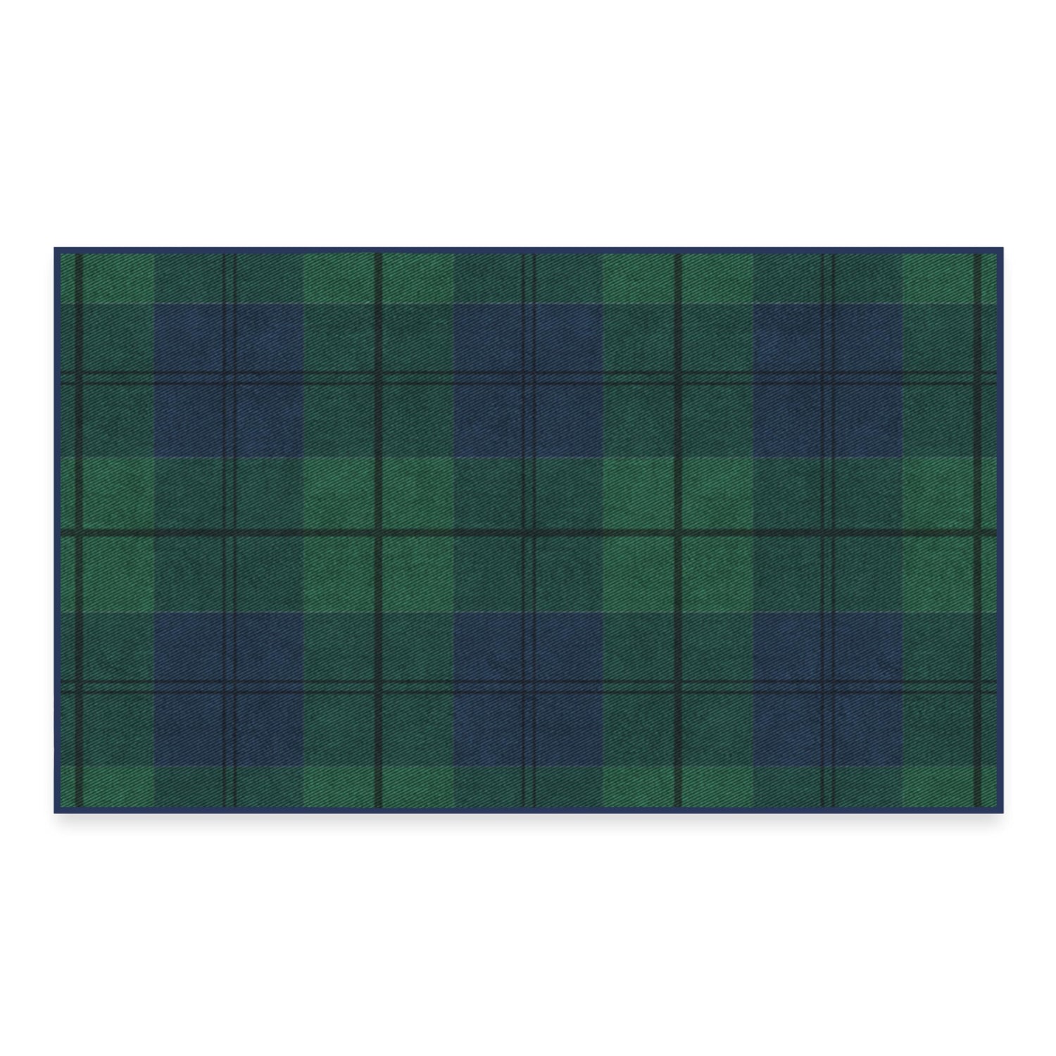RUGGABLE Winter Plaid Washable Rug - Perfect Holiday Area Rug for Living Room Bedroom Kitchen - Pet &amp; Child Friendly - Stain &amp; Water Resistant - Dress Stewart Tartan Plaid 3&
