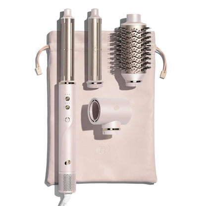 T3 Aire 360 Air Styler Blowout Kit with Ceramic Curling Attachments, Oval Brush &amp; Drying Concentrator | Fast, Healthy Blowouts and Long-Lasting Curls| For All Hair Types