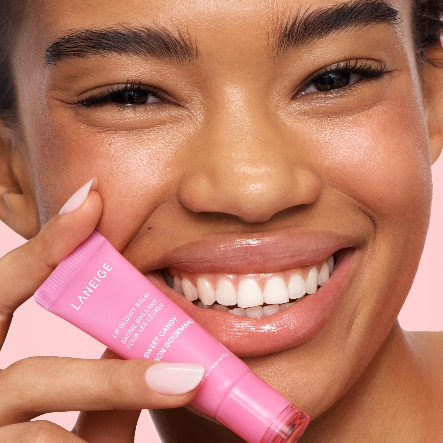 LANEIGE Lip Glowy Balm Hydrate, Glossy, Lightweight, Moisturize &amp; Tint with Shea Butter