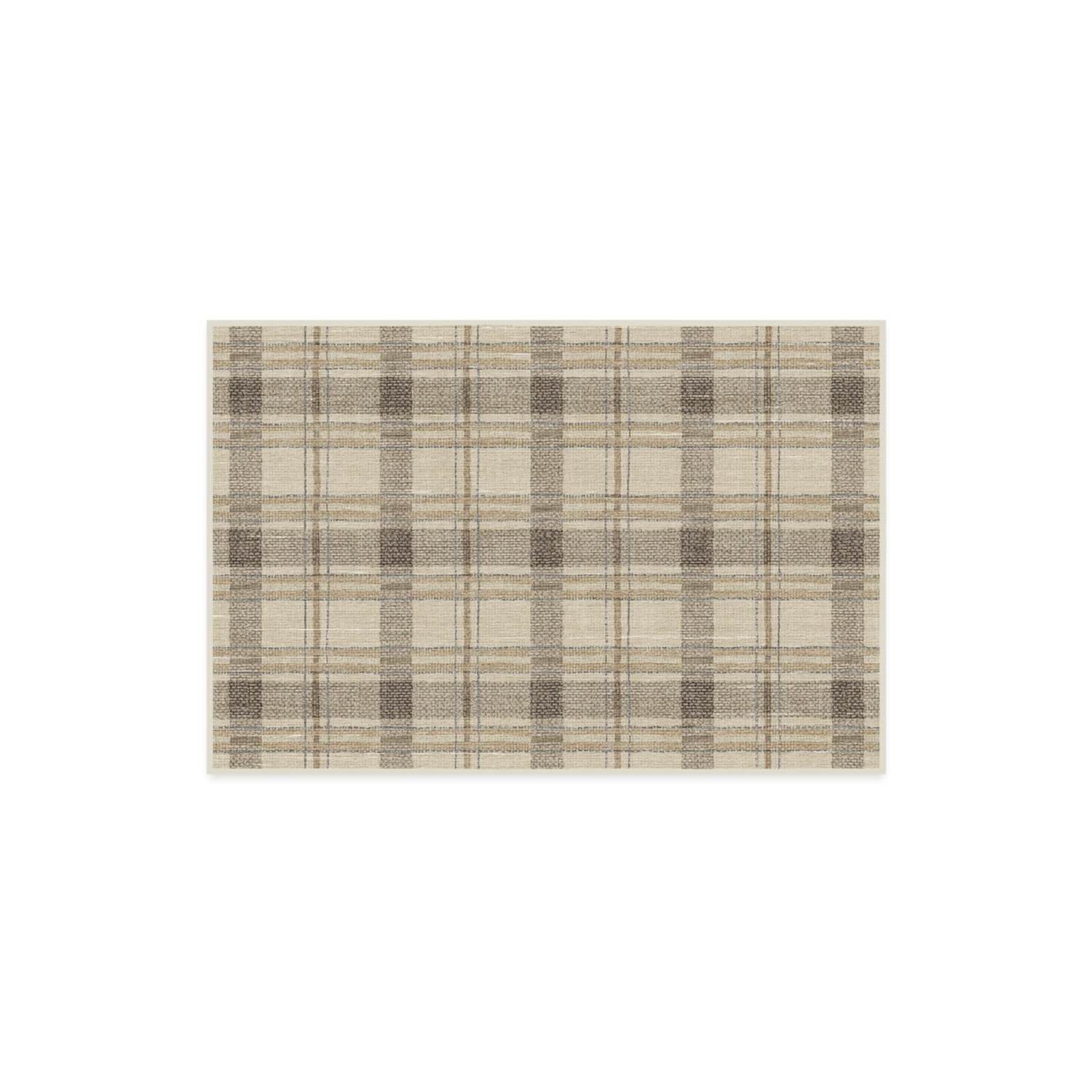 RUGGABLE Winter Plaid Washable Rug - Perfect Holiday Area Rug for Living Room Bedroom Kitchen - Pet &amp; Child Friendly - Stain &amp; Water Resistant - Dress Stewart Tartan Plaid 3&