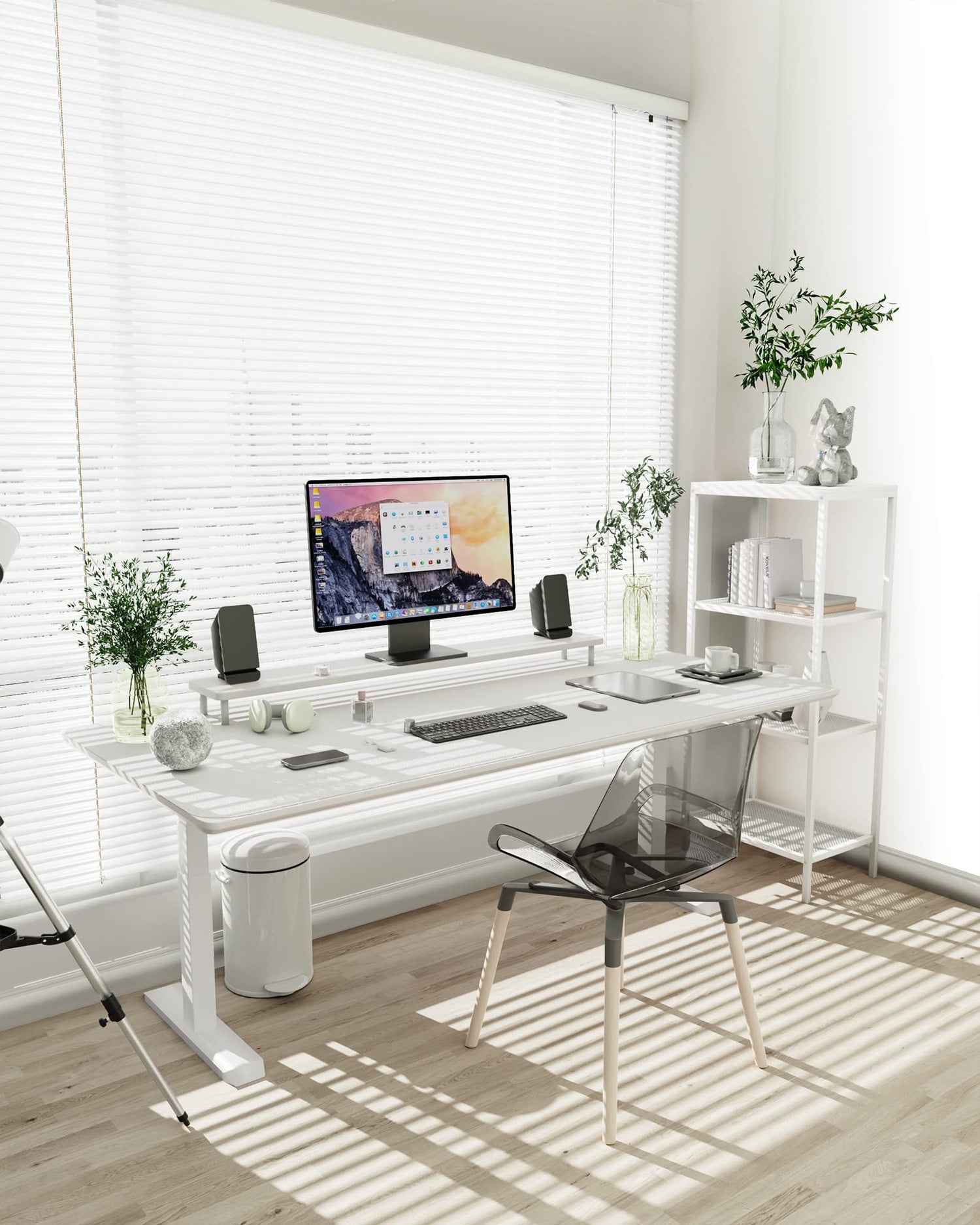 Non-Slip Desk Pad,Mouse Pad,Waterproof PVC Leather Desk Table Protector,Ultra Thin Large Desk Blotter, Easy Clean Laptop Desk Writing Mat for Office Work/Home/Decor(Pink, 23.6&quot; x 13.7&quot;)