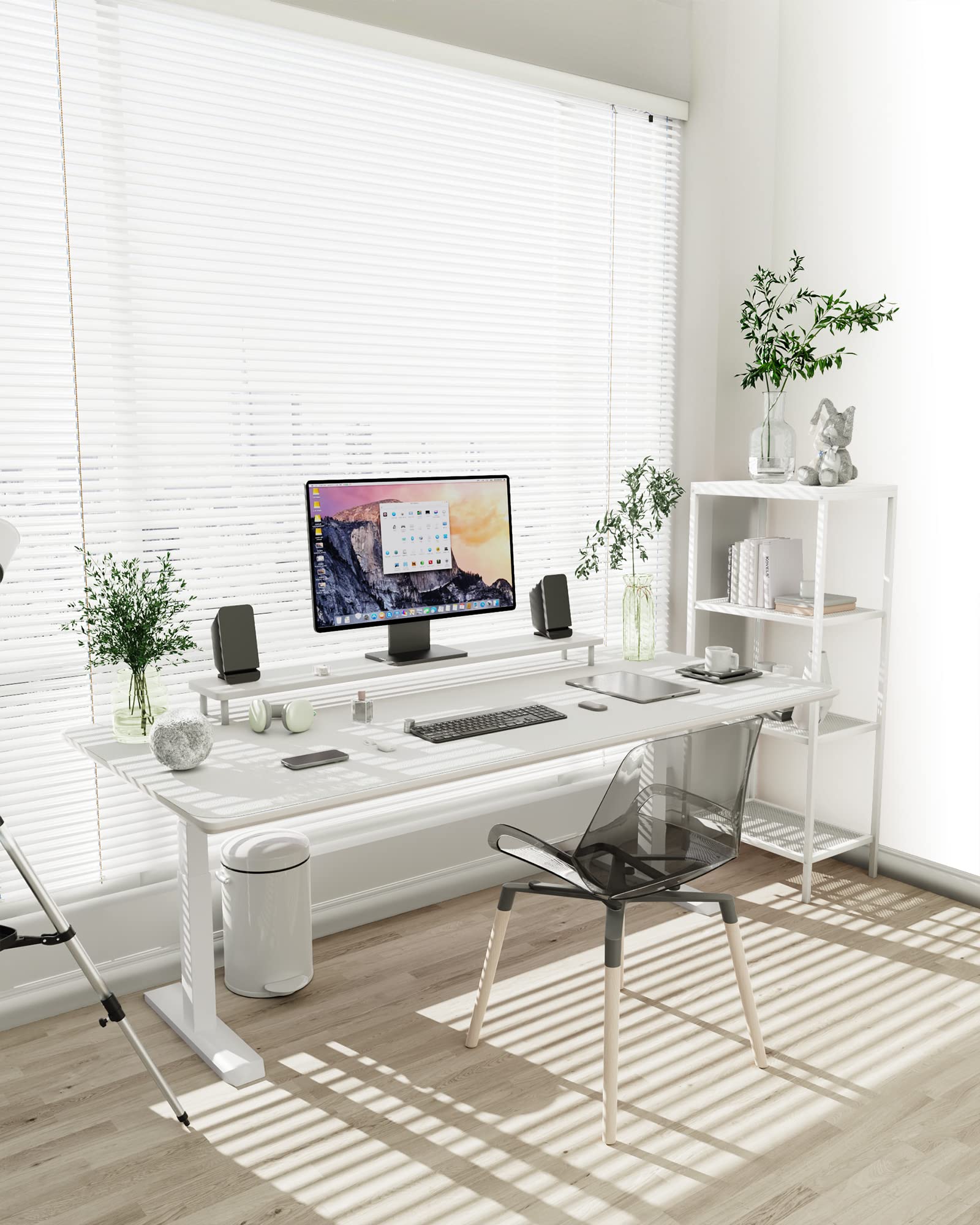 Non-Slip Desk Pad,Mouse Pad,Waterproof PVC Leather Desk Table Protector,Ultra Thin Large Desk Blotter, Easy Clean Laptop Desk Writing Mat for Office Work/Home/Decor(Pink, 23.6&quot; x 13.7&quot;)