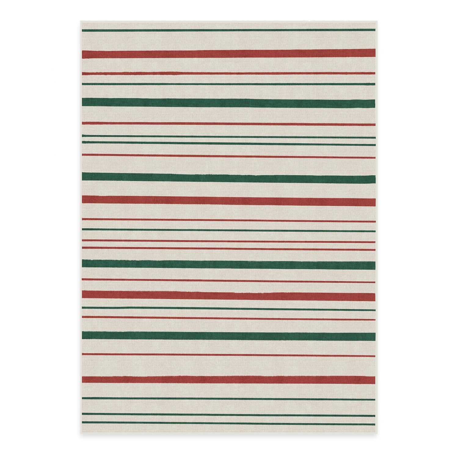 RUGGABLE Winter Plaid Washable Rug - Perfect Holiday Area Rug for Living Room Bedroom Kitchen - Pet &amp; Child Friendly - Stain &amp; Water Resistant - Dress Stewart Tartan Plaid 3&