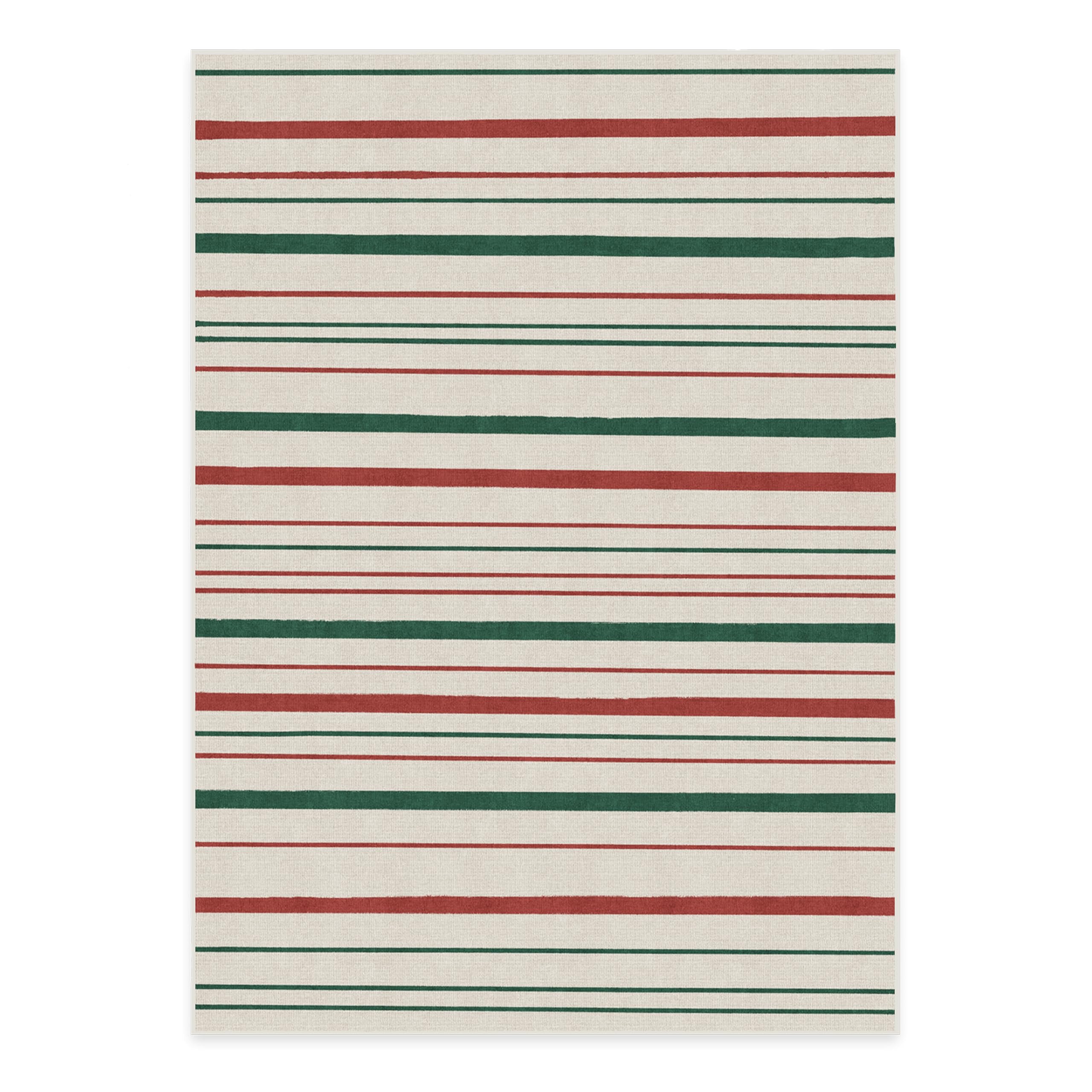RUGGABLE Winter Plaid Washable Rug - Perfect Holiday Area Rug for Living Room Bedroom Kitchen - Pet &amp; Child Friendly - Stain &amp; Water Resistant - Dress Stewart Tartan Plaid 3&
