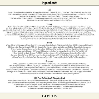 LAPCOS Pearl Sheet Mask, Daily Face Mask with Probiotics to Brighten and Clarify Skin, Korean Beauty Favorite, 5-Pack