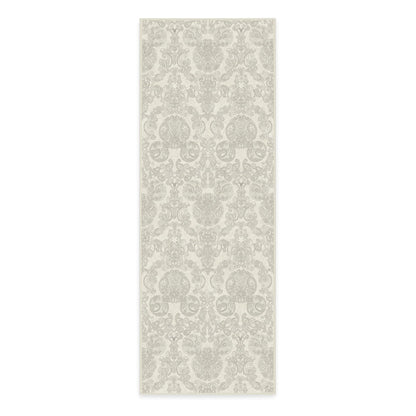 RUGGABLE Disney Traditional Mickey Mouse Washable Rug - Perfect Area Rug for Nursery Playroom Kids Room - Pet &amp; Child Friendly - Stain &amp; Water Resistant - Damask Grey 3&