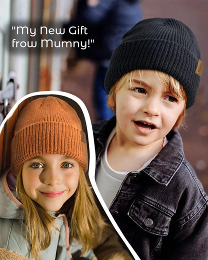 FURTALK Toddler Beanie Baby Boys Girls Beanies Kids Winter Hats Children Knit Warm Caps