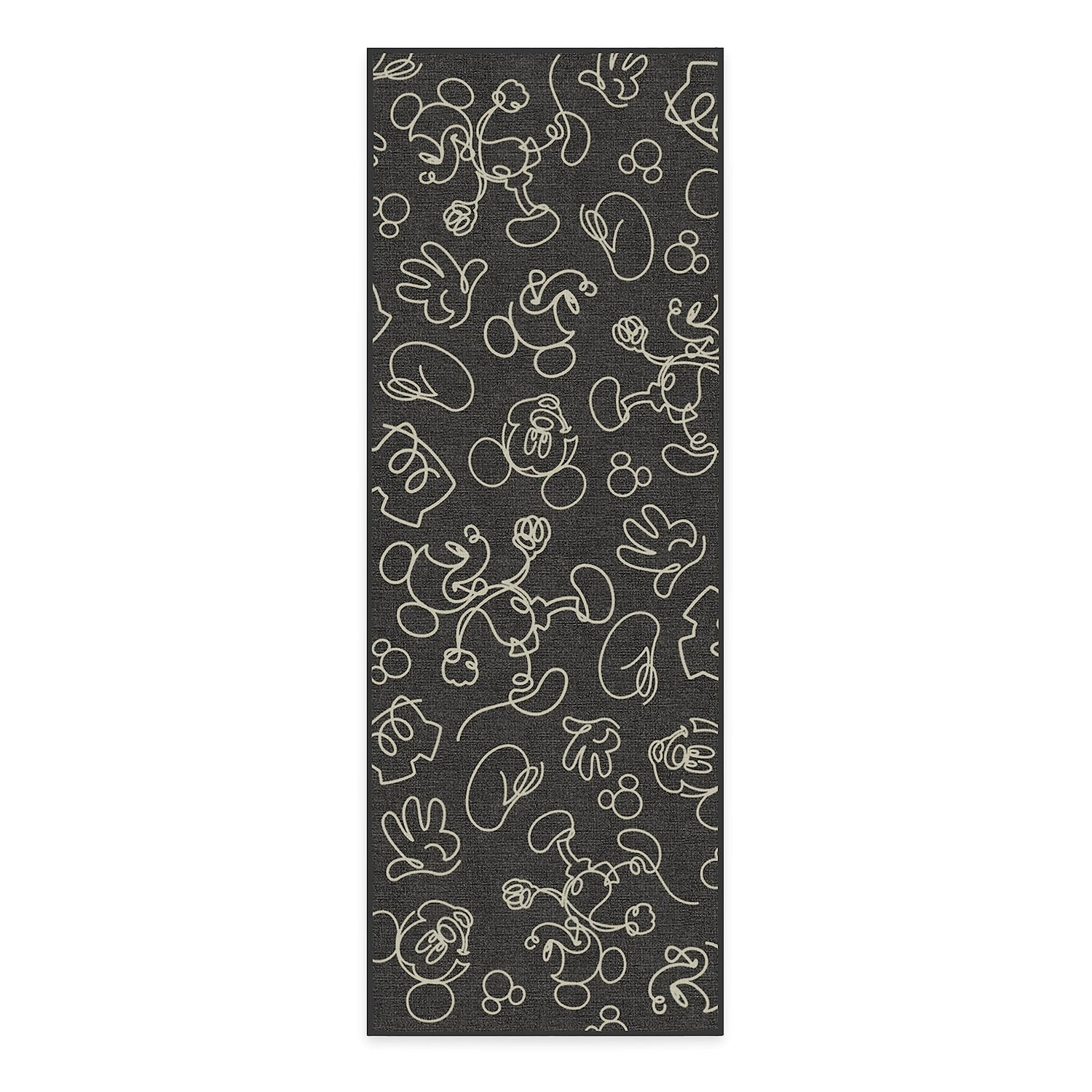 RUGGABLE Disney Classic Minnie Mouse Washable Rug - Perfect Area Rug for Nursery Playroom Kids Room - Pet &amp; Child Friendly - Stain &amp; Water Resistant - Trellis Pink 5&