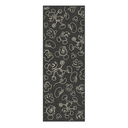 RUGGABLE Disney Classic Minnie Mouse Washable Rug - Perfect Area Rug for Nursery Playroom Kids Room - Pet &amp; Child Friendly - Stain &amp; Water Resistant - Trellis Pink 5&