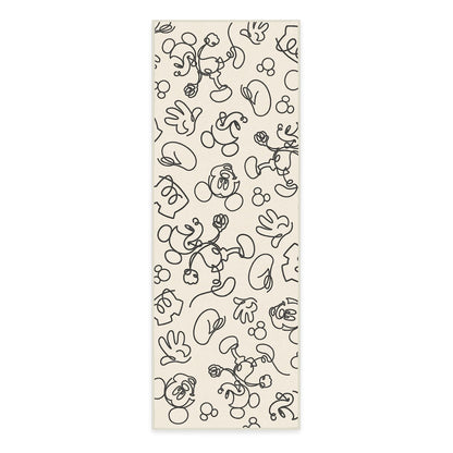 RUGGABLE Disney Classic Minnie Mouse Washable Rug - Perfect Area Rug for Nursery Playroom Kids Room - Pet &amp; Child Friendly - Stain &amp; Water Resistant - Trellis Pink 5&