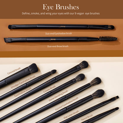 Jessup Makeup Brushes 14Pcs Makeup Brush Set Premium Synthetic Powder Foundation Contour Blush Concealer Eye Shadow Blending Liner Make Up Brush Kit Light Grey T329