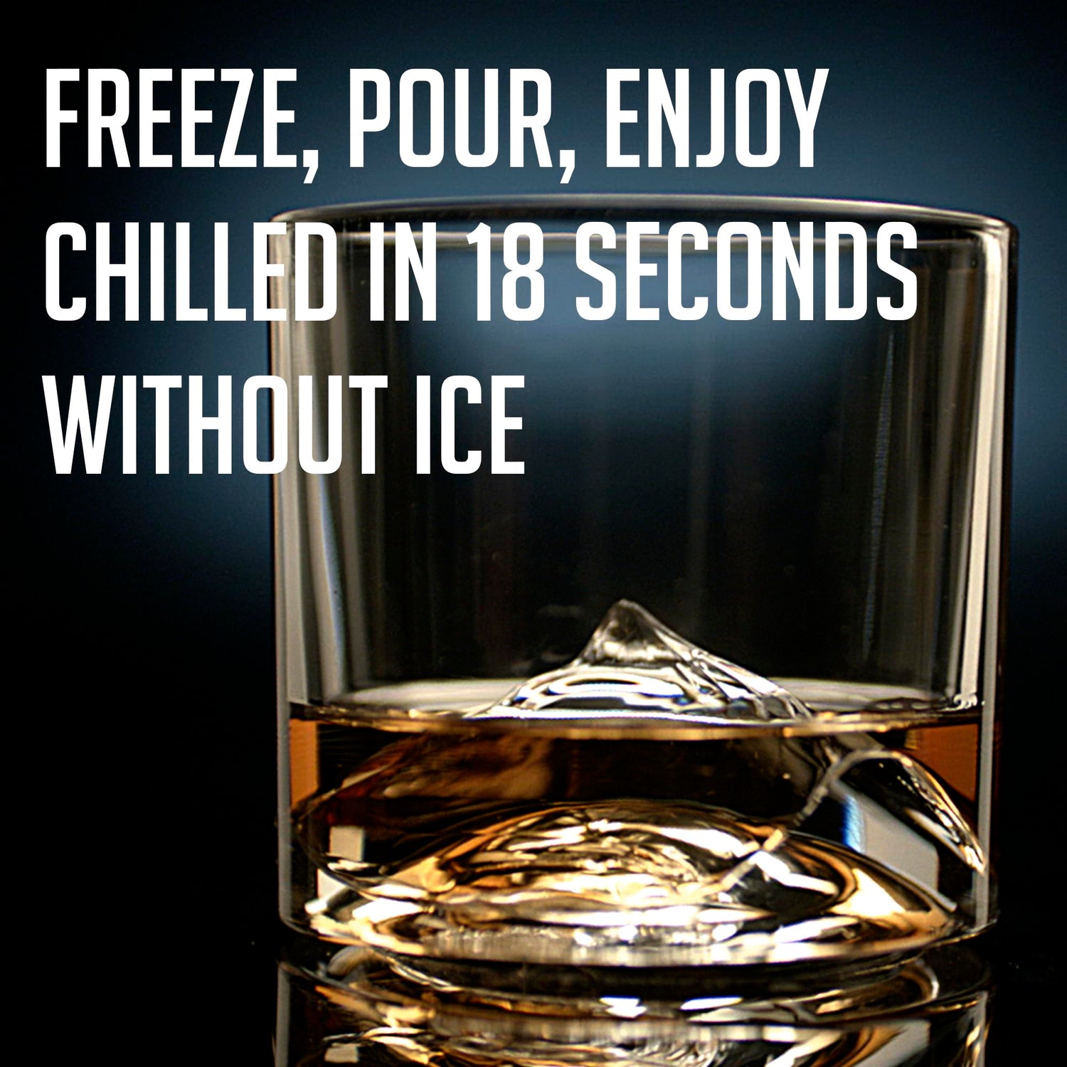 LIITON Heavy Crystal Whiskey Glasses Gift Set, Thick Freezable Bourbon Glass 1lb Each, Premium Whiskey Gifts for Men, Frozen Crystal Chills Cocktails Featuring Grand Canyon Glasses Set of 2, 10 oz