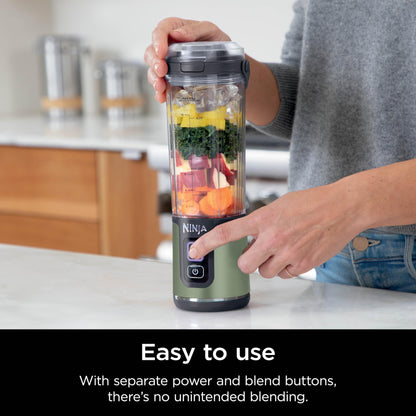 Ninja Blast Portable Blender, Cordless, 18oz. Vessel, Personal Blender For-Shakes and Smoothies, BPA Free, Leakproof-Lid and Sip Spout, USB-C Rechargeable, Dishwasher Safe Parts, Tinted Pink, BC151PK