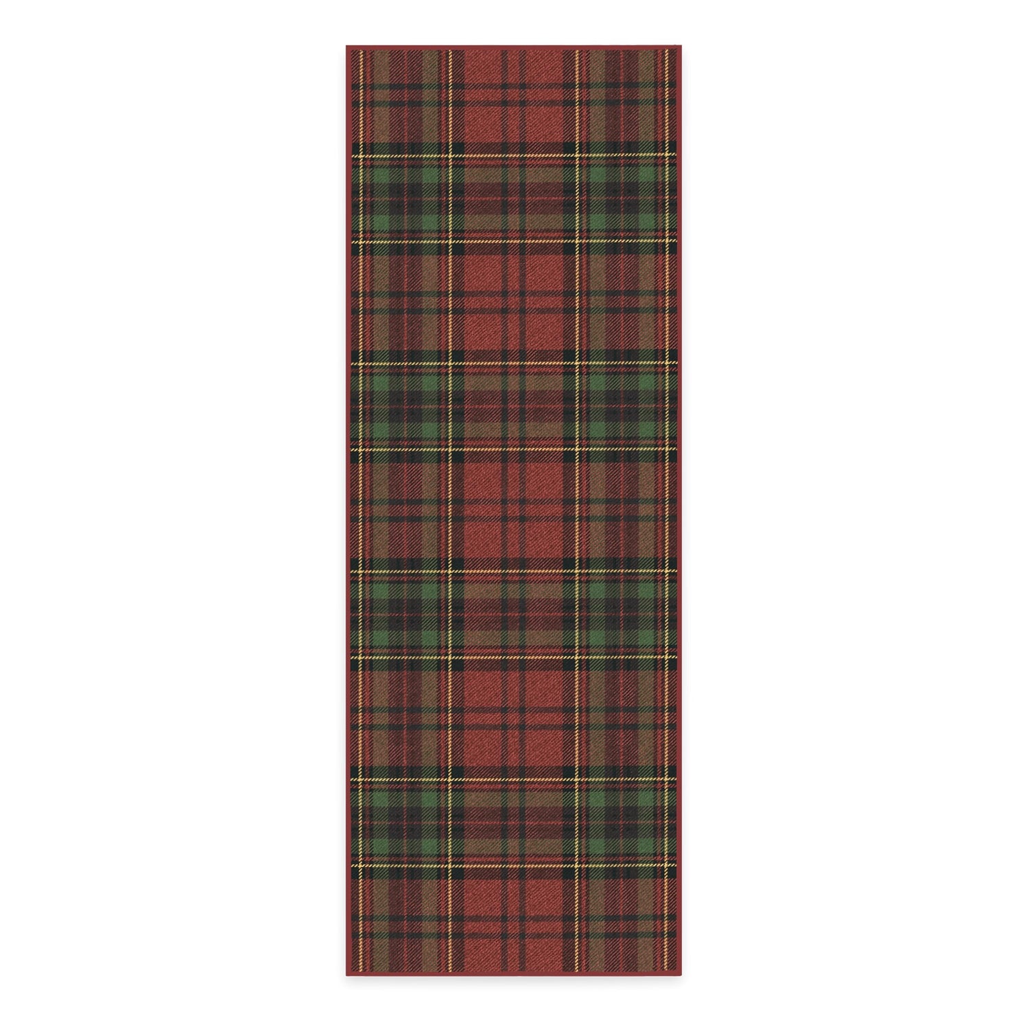 RUGGABLE Winter Plaid Washable Rug - Perfect Holiday Area Rug for Living Room Bedroom Kitchen - Pet &amp; Child Friendly - Stain &amp; Water Resistant - Dress Stewart Tartan Plaid 3&