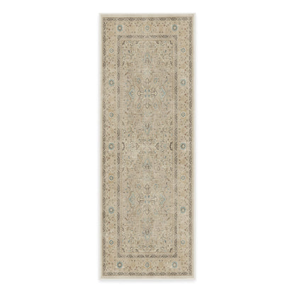 RUGGABLE Kamran Washable Rug - Perfect Vintage Area Rug for Living Room Bedroom Kitchen - Pet &amp; Child Friendly - Stain &amp; Water Resistant - Hazel 5&