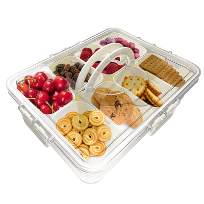Fresh Food Storage Containers, 3 Pack Large Capacity Produce Saver Box with Drain Baskets &amp; Lid for Vegetable and Fruit - BPA Free Stackable Refrigerator Organizer for Kitchen (0.8L+1.7L+3.15L)