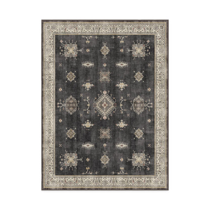RUGGABLE – Verena Dark Wood – Machine Washable Runner Rug – Pet &amp; Child Friendly – Stain &amp; Water Resistant – Non-Slip – 2.5&