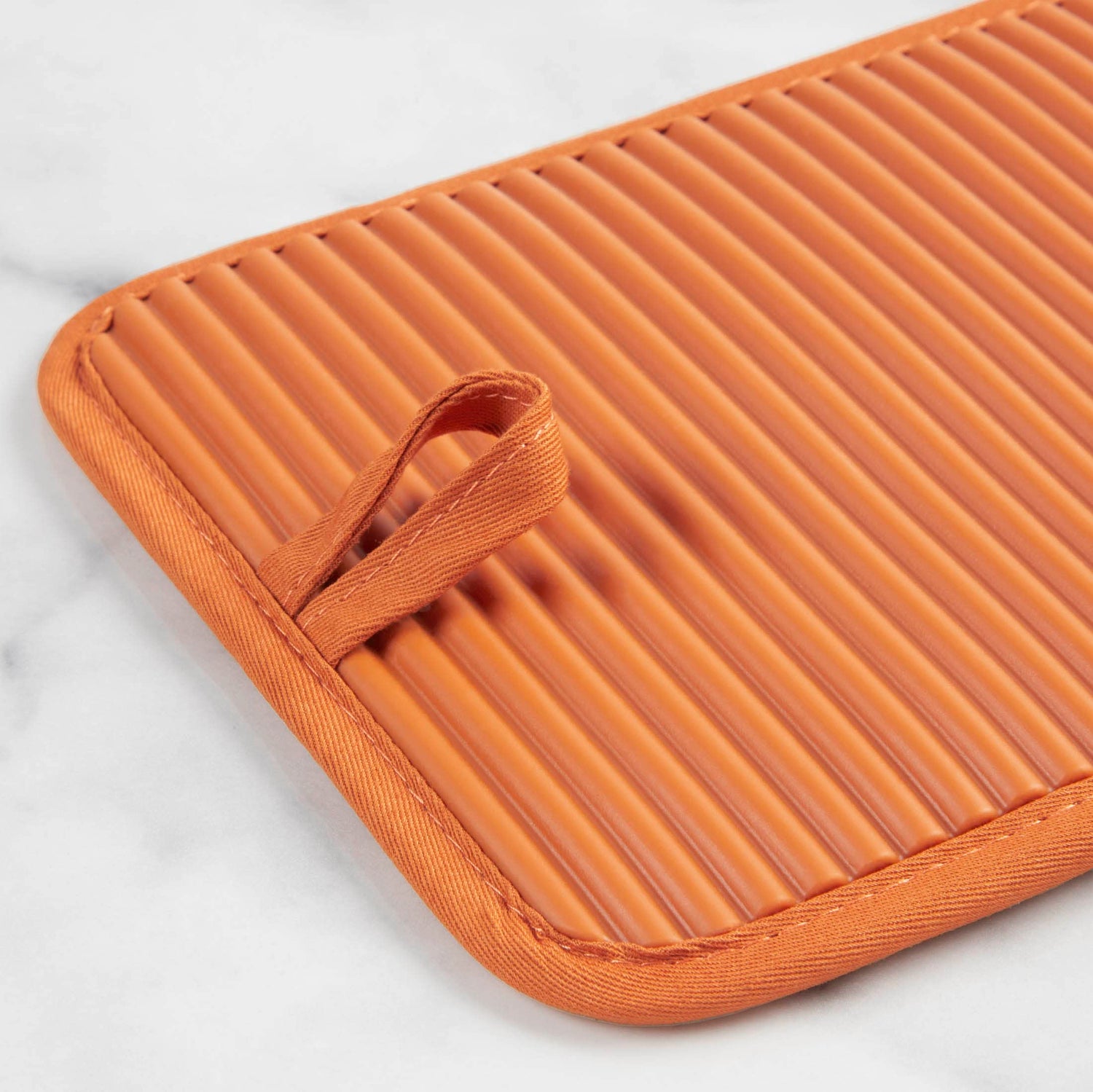 KitchenAid Ribbed Soft Silicone Water Resistant Pot Holder Set, Milkshake , 2 Piece Set, 7&quot;x9&quot;