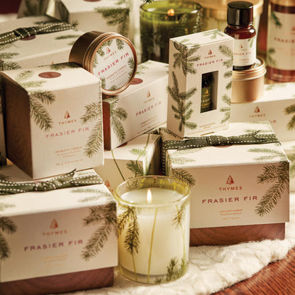 Thymes Frasier Fir Electric Oil Diffuser Refill - Home Fragrance Oil - Aroma Diffuser Oil Refill - Use with Electric Aromatherapy Scent Diffusers for Home (0.25 fl oz)
