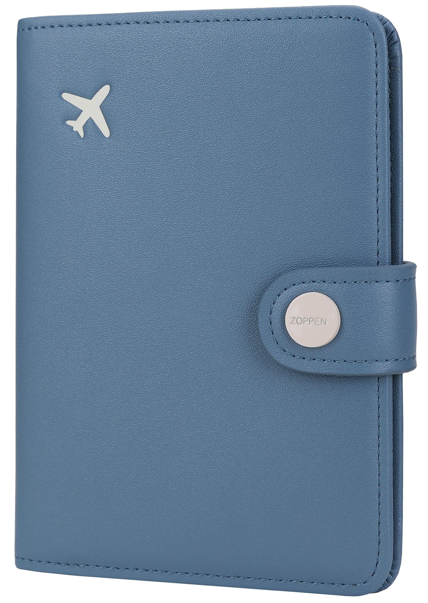 Zoppen RFID Blocking Travel Passport Holder Cadanian Passport Cover Slim Id Card Case (