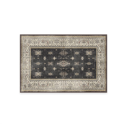 RUGGABLE – Verena Dark Wood – Machine Washable Runner Rug – Pet &amp; Child Friendly – Stain &amp; Water Resistant – Non-Slip – 2.5&