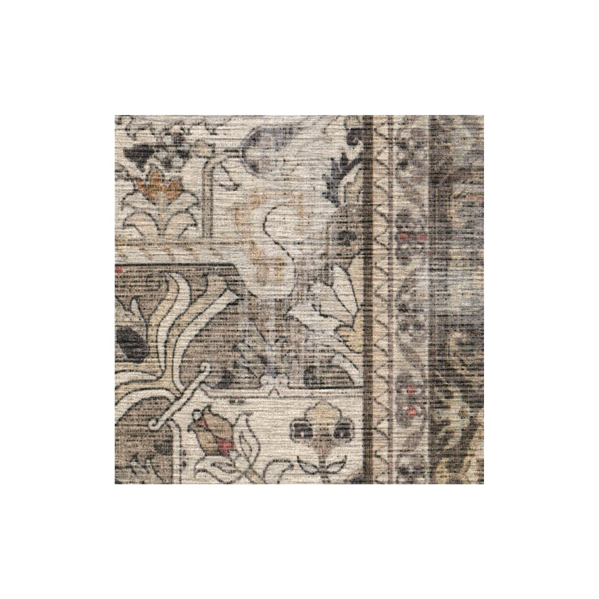 RUGGABLE Kamran Washable Rug - Perfect Vintage Area Rug for Living Room Bedroom Kitchen - Pet &amp; Child Friendly - Stain &amp; Water Resistant - Hazel 5&